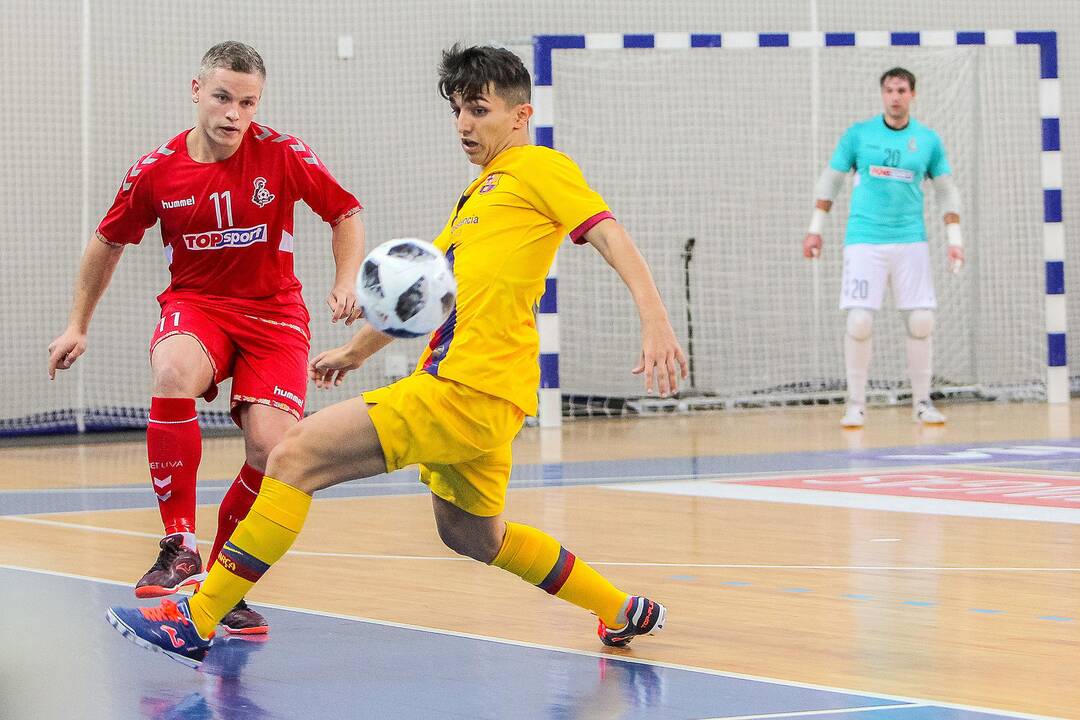 Futsalas: „Vytis“ – „Barcelona“ 0:8