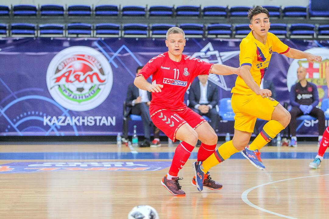 Futsalas: „Vytis“ – „Barcelona“ 0:8