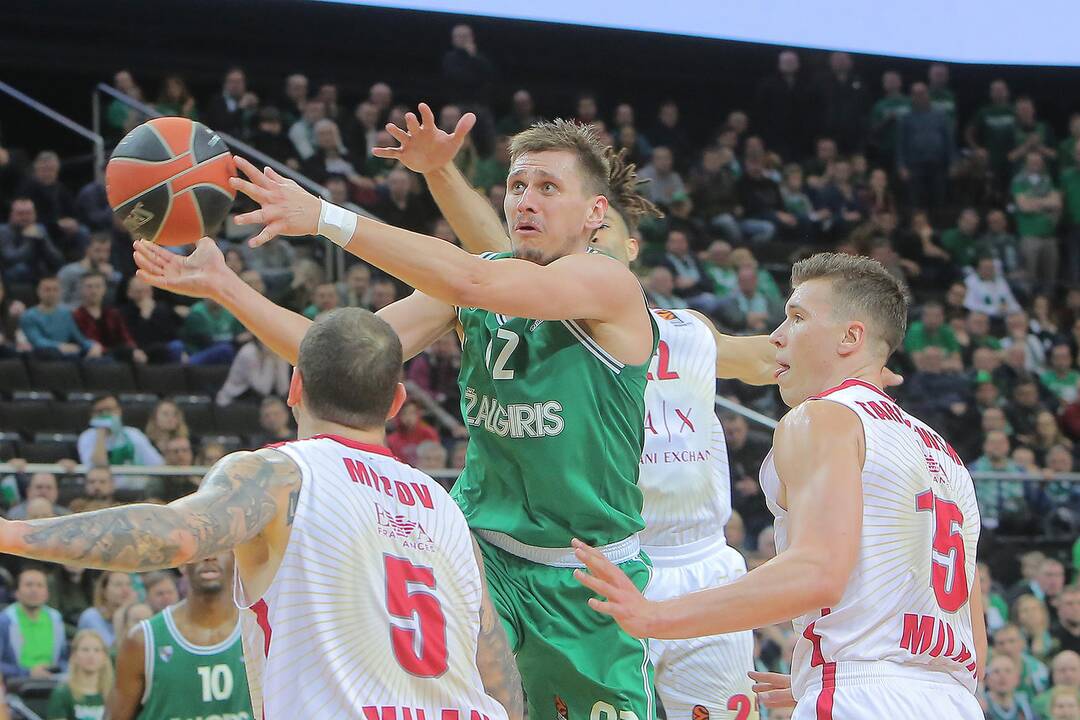 Eurolyga: „Žalgiris“ – „Olimpia“ 105:97
