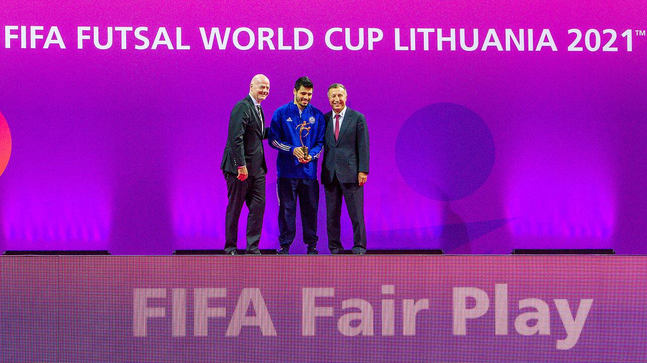 Futsalo pasaulio čempionato uždarymas ir apdovanojimai
