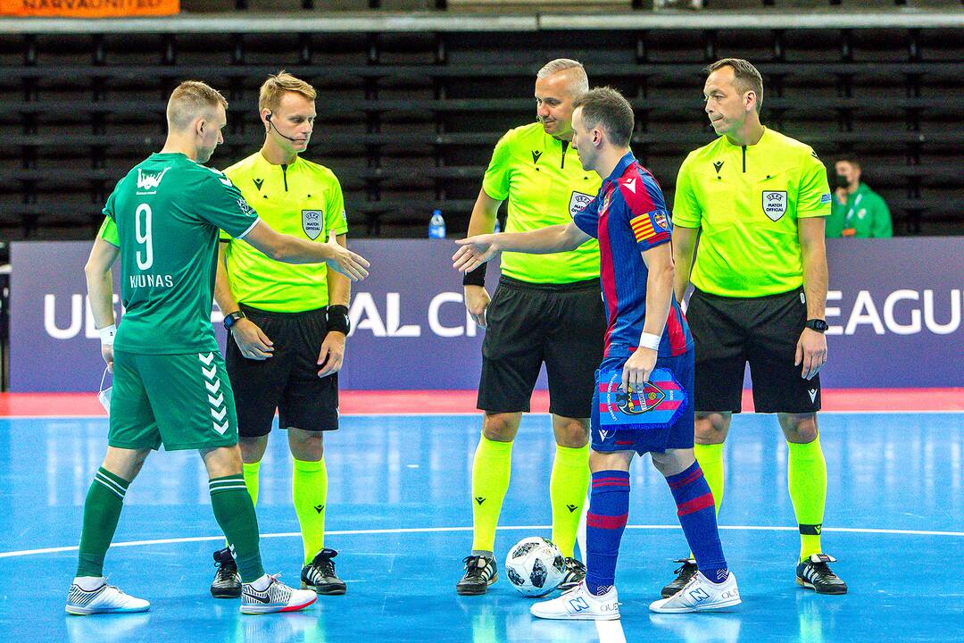 „Kauno Žalgiris“ – „Levante“ 1:4 | Futsalas. UEFA ČL