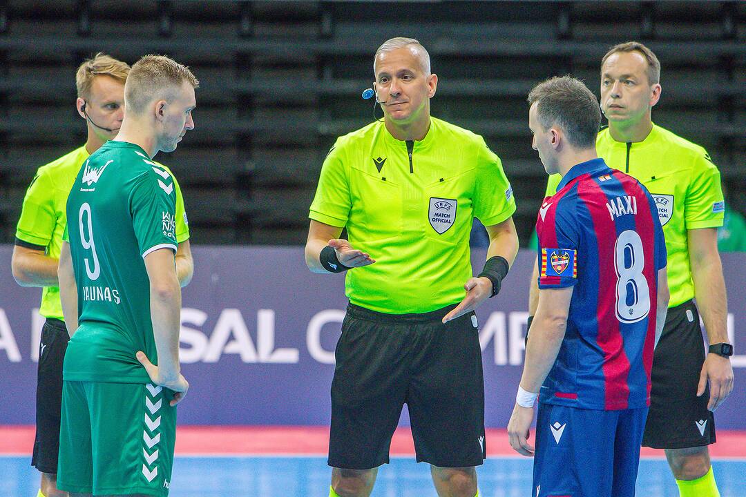 „Kauno Žalgiris“ – „Levante“ 1:4 | Futsalas. UEFA ČL