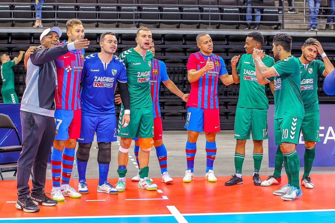 „Žalgiris“ – „Barca“ 1:7 | UEFA Futsalo ČL
