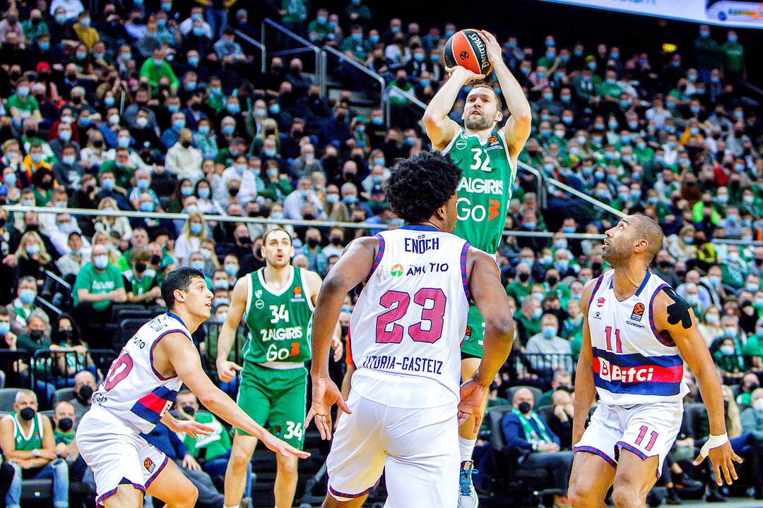 „Žalgiris“ – „Baskonia“ 72:68 | Eurolyga