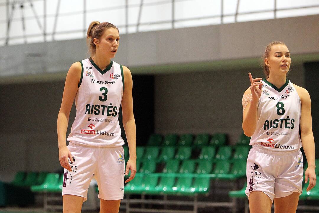 Moterų lyga: „Aistės-LSMU“ – RSU 66:69
