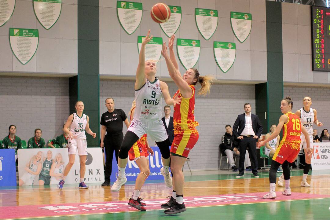 Moterų lyga: „Aistės-LSMU“ – „Fortūna“ 73:35