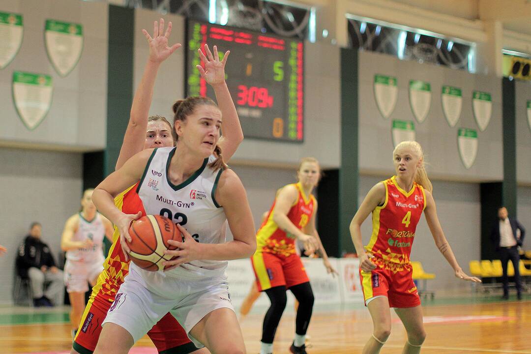 Moterų lyga: „Aistės-LSMU“ – „Fortūna“ 73:35