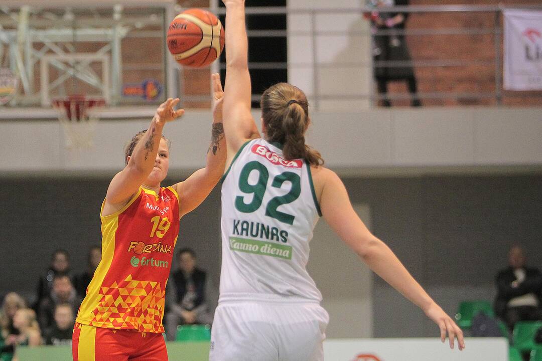 Moterų lyga: „Aistės-LSMU“ – „Fortūna“ 73:35