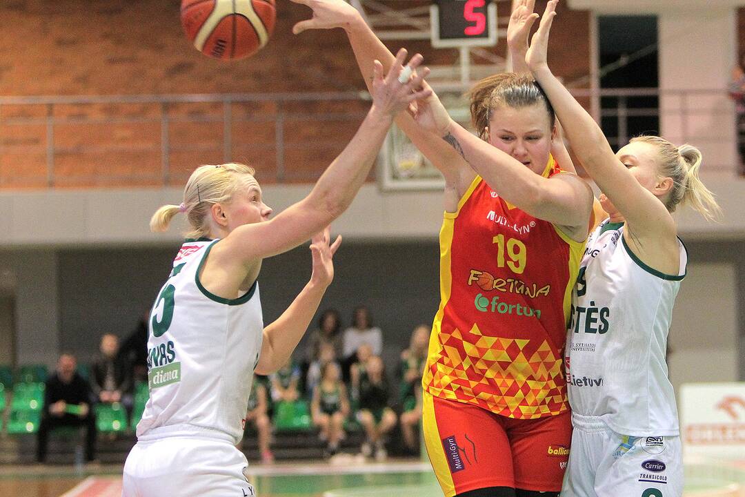 Moterų lyga: „Aistės-LSMU“ – „Fortūna“ 73:35
