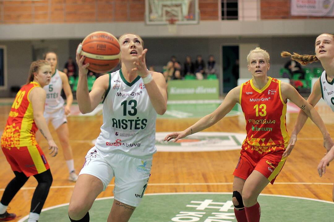 Moterų lyga: „Aistės-LSMU“ – „Fortūna“ 73:35