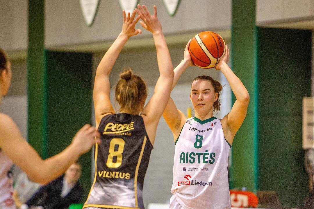 Moterų lyga: „Aistės-LSMU“ – „Kibirkštis“ 66:63