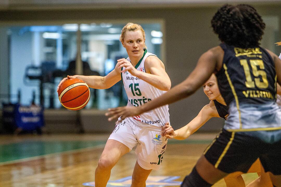 Moterų lyga: „Aistės-LSMU“ – „Kibirkštis“ 66:63