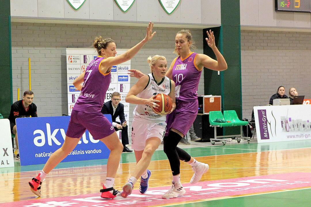 Moterų lyga: „Aistės-LSMU“ – TTT 60:74