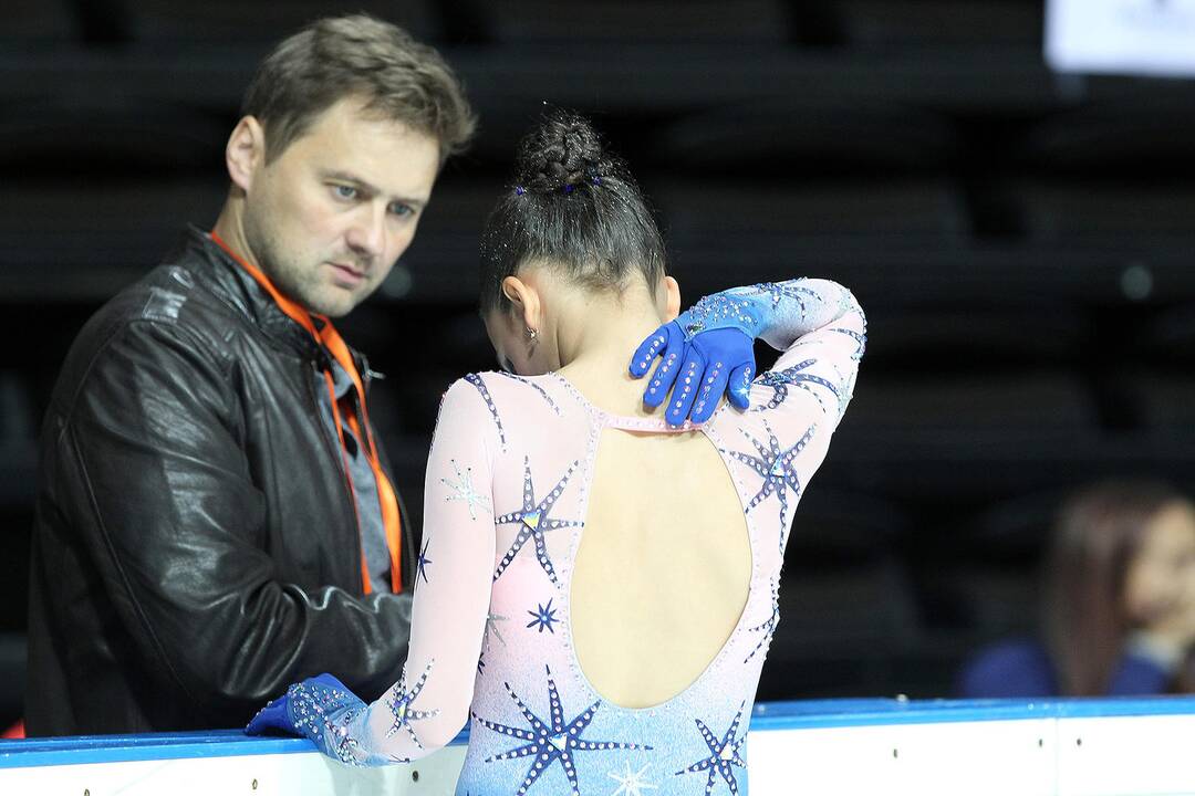 „Amber Cup“. Merginų trumpoji programa