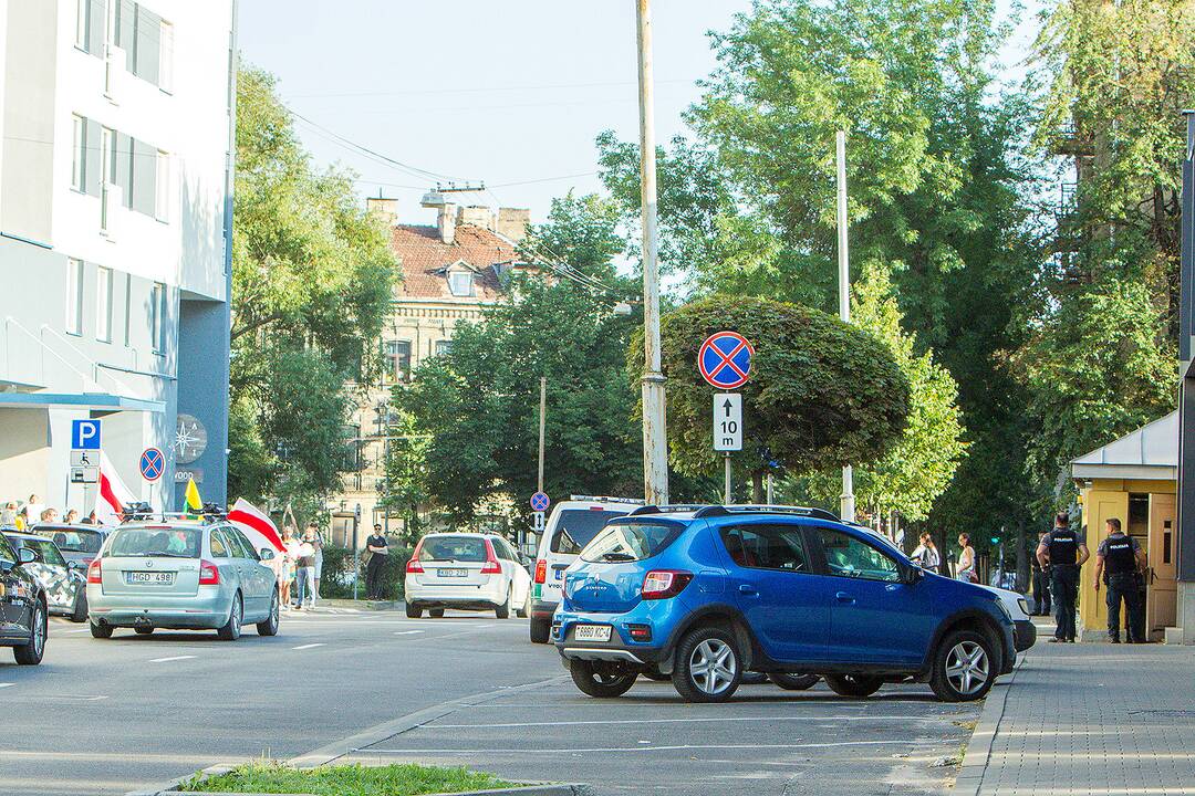 Baltarusių protesto palaikymo akcijos Vilniuje