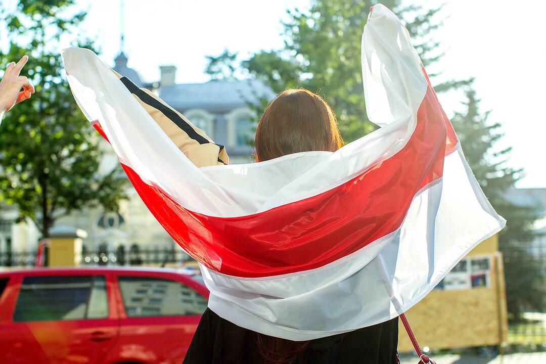 Baltarusių protesto palaikymo akcijos Vilniuje