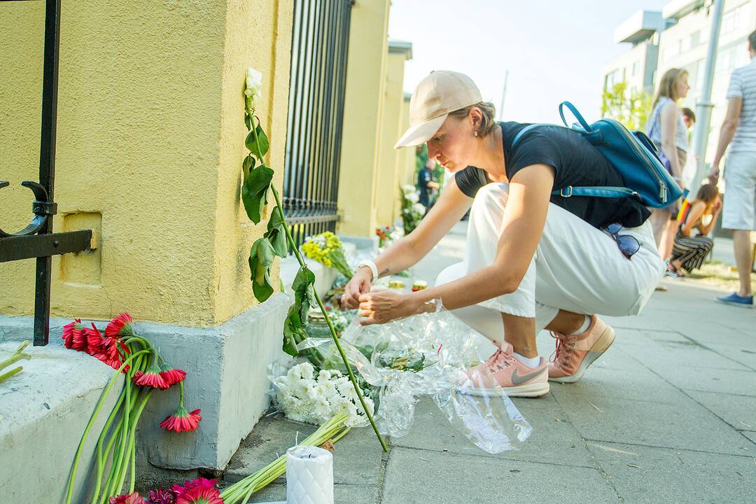 Baltarusių protesto palaikymo akcijos Vilniuje