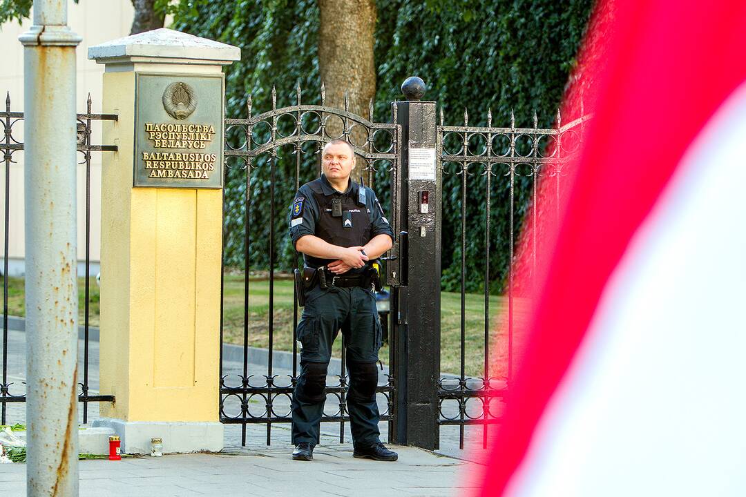 Baltarusių protesto palaikymo akcijos Vilniuje