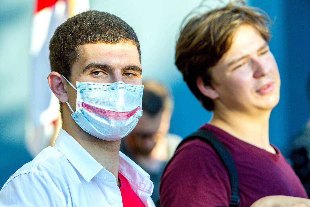 Baltarusių protesto palaikymo akcijos Vilniuje