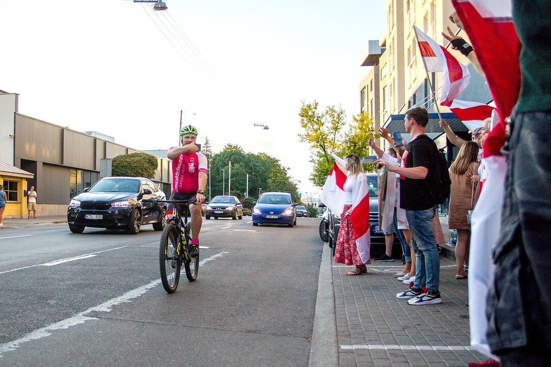 Baltarusių protesto palaikymo akcijos Vilniuje
