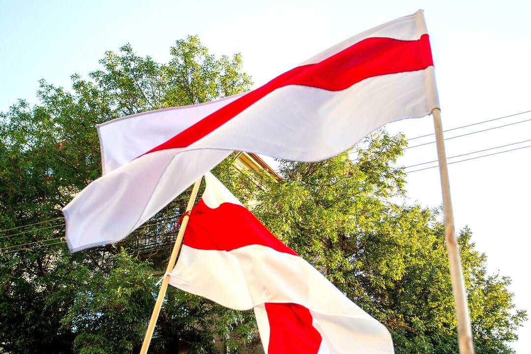 Baltarusių protesto palaikymo akcijos Vilniuje