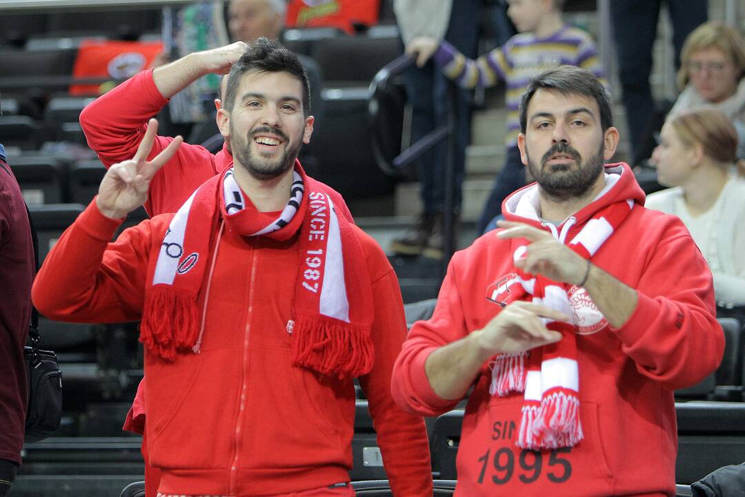 Kauno „Žalgiris“ Eurolygos rungtynėse sutriuškino Pirėjo „Olympiakos“ 75:55.