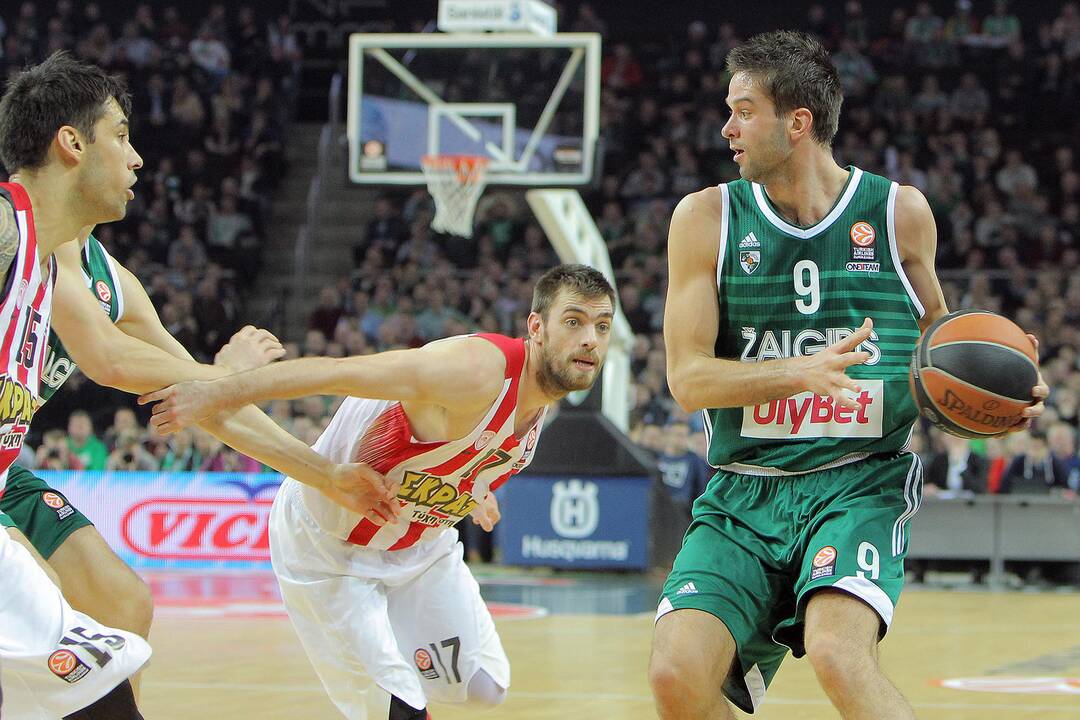 Kauno „Žalgiris“ Eurolygos rungtynėse sutriuškino Pirėjo „Olympiakos“ 75:55.