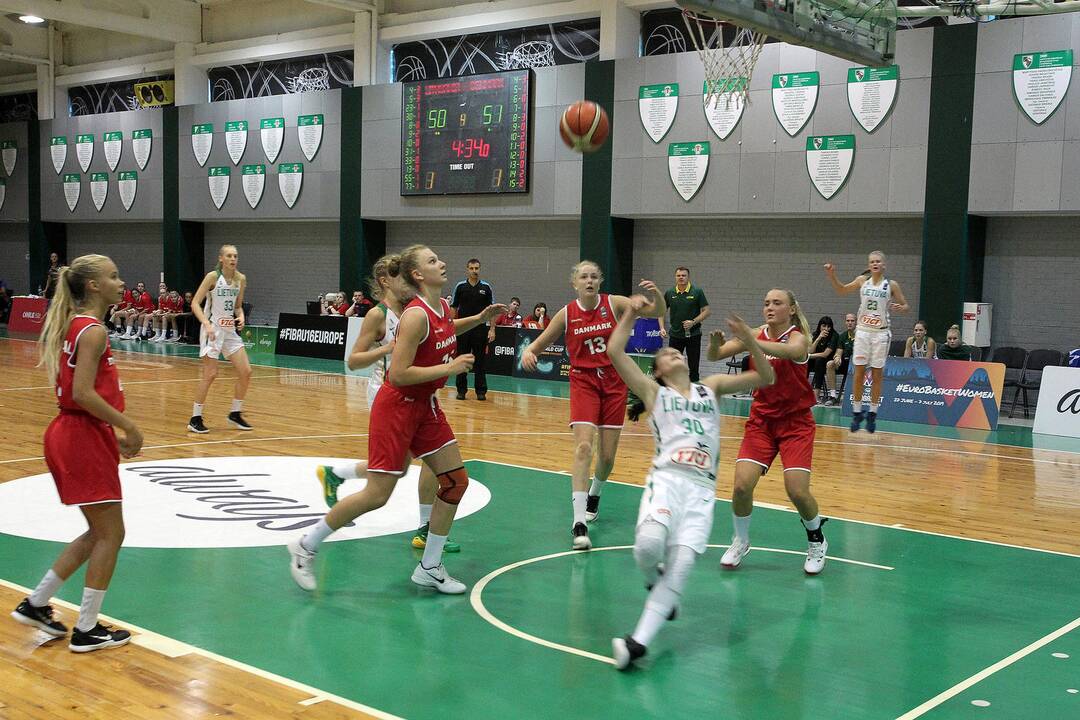 Lietuva – Danija 60:59. Merginų U16 EČ