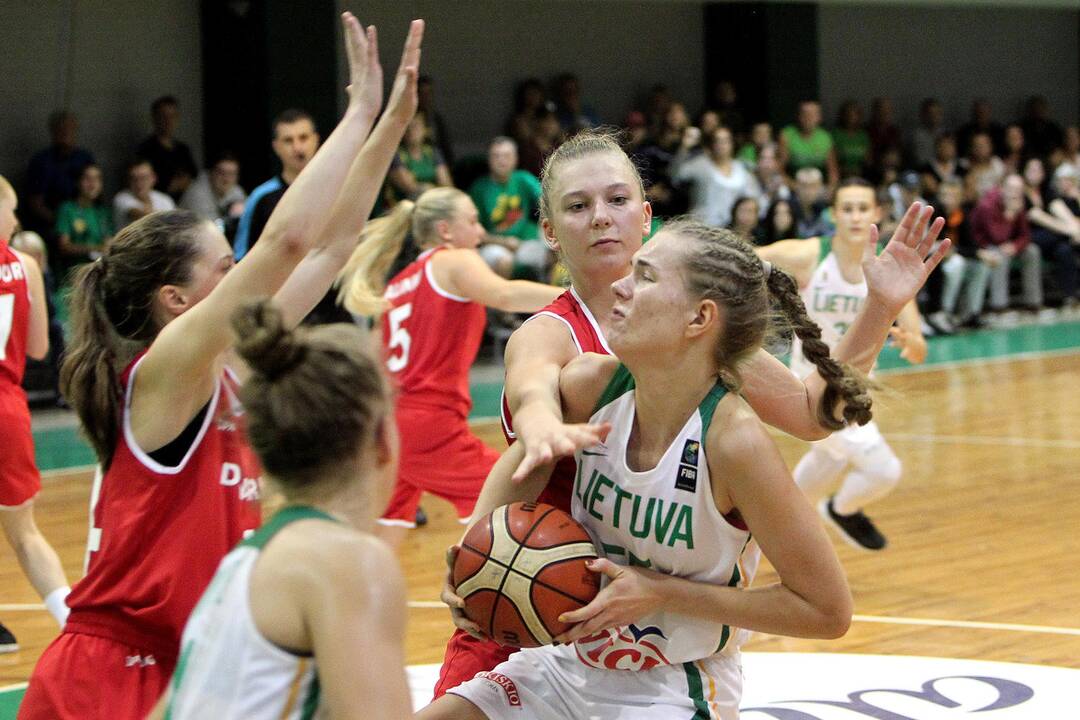 Lietuva – Danija 60:59. Merginų U16 EČ