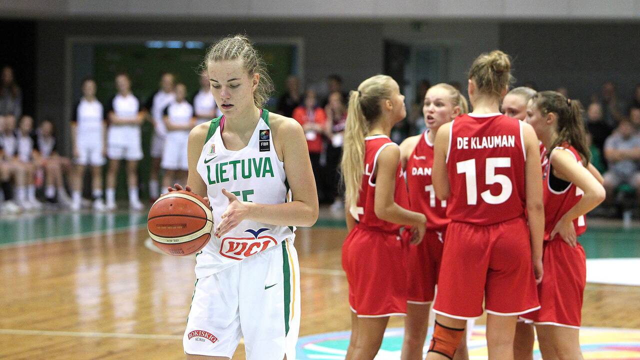 Lietuva – Danija 60:59. Merginų U16 EČ
