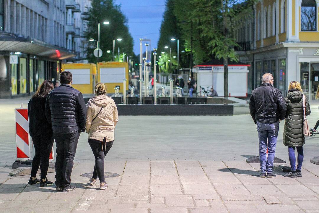 Atgijo Laisvės alėjos fontanas
