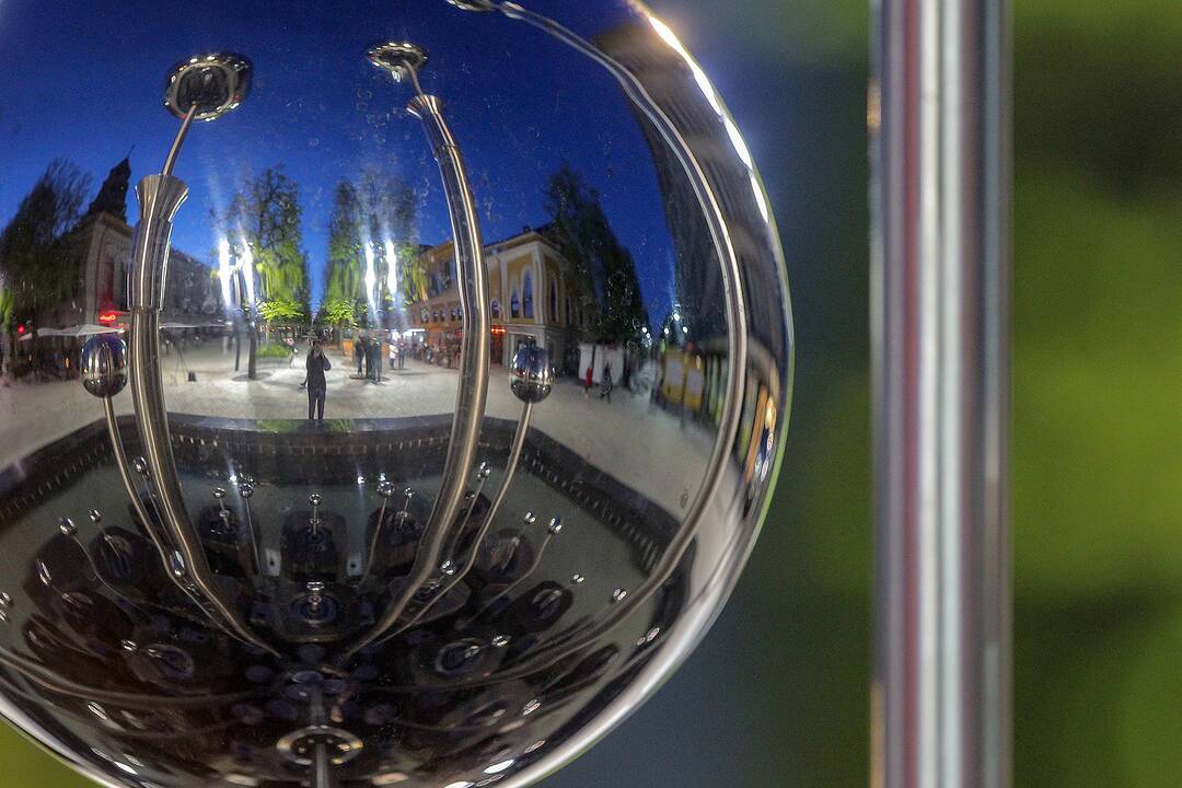 Atgijo Laisvės alėjos fontanas