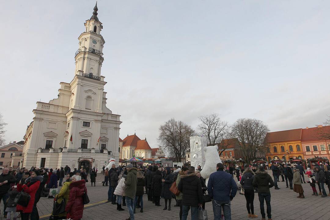 Antroji Kalėdų diena prie Kauno eglės