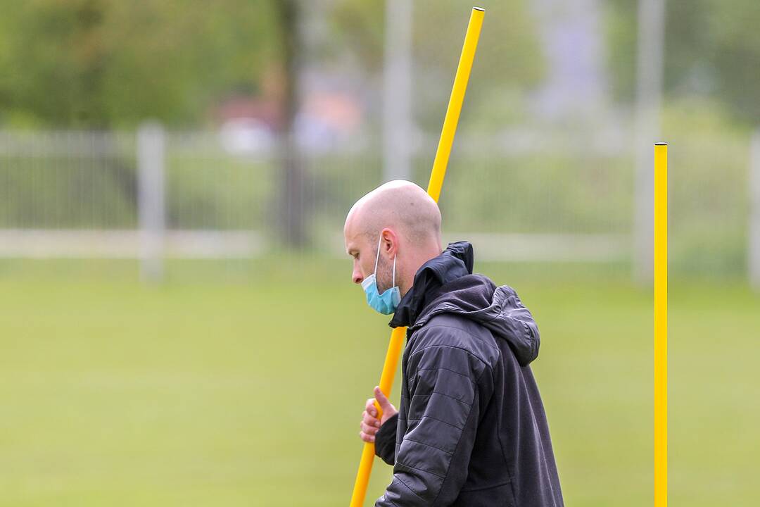 „Kauno Žalgirio“ futbolininkų treniruotė