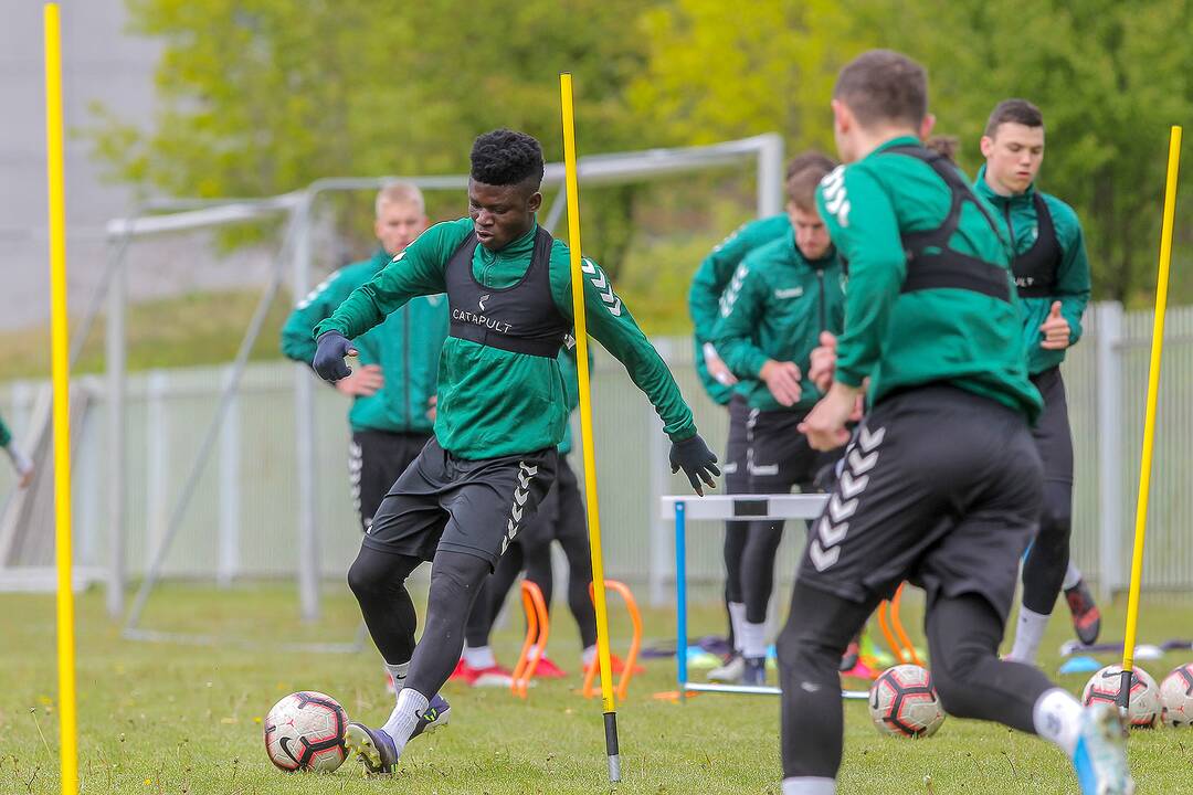 „Kauno Žalgirio“ futbolininkų treniruotė