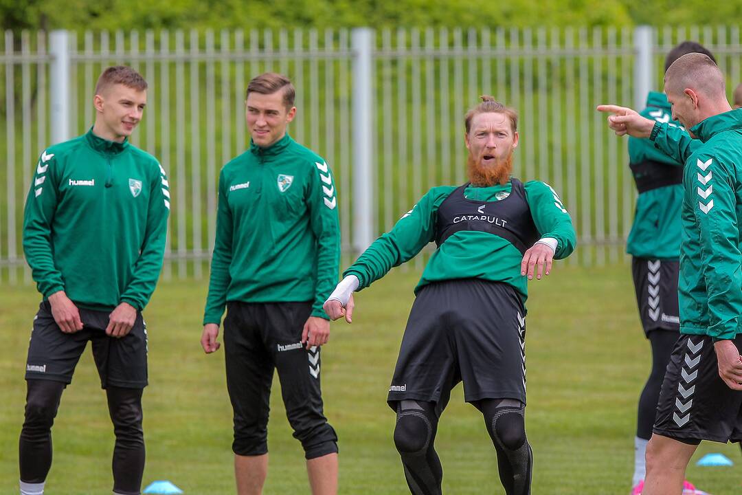 „Kauno Žalgirio“ futbolininkų treniruotė