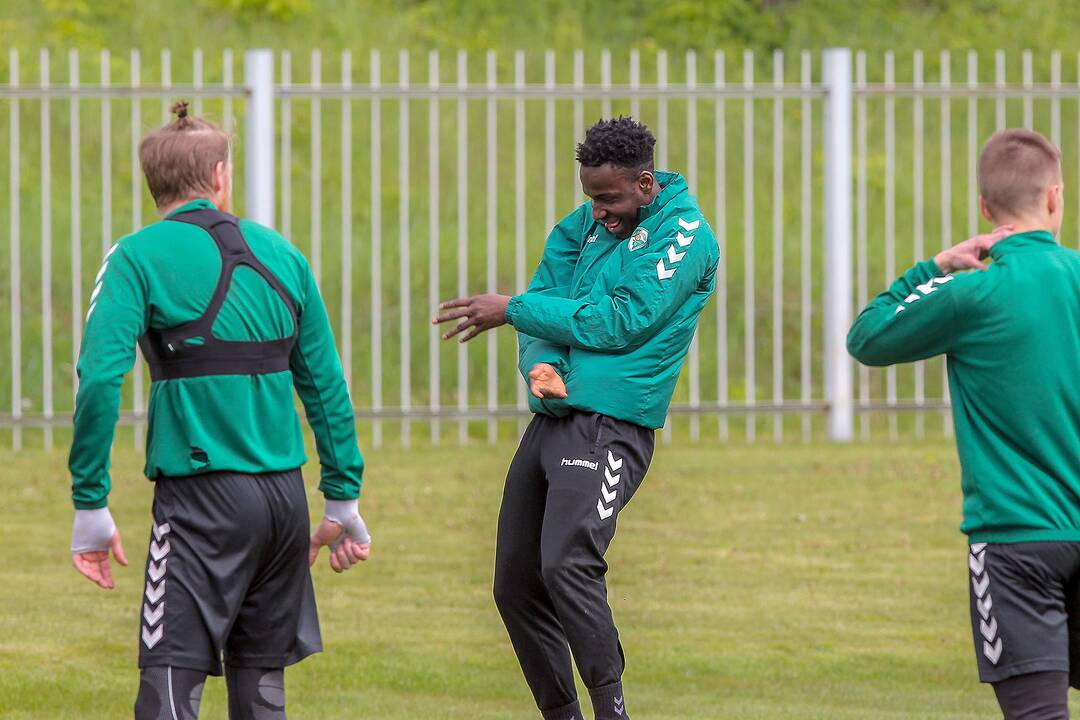 „Kauno Žalgirio“ futbolininkų treniruotė