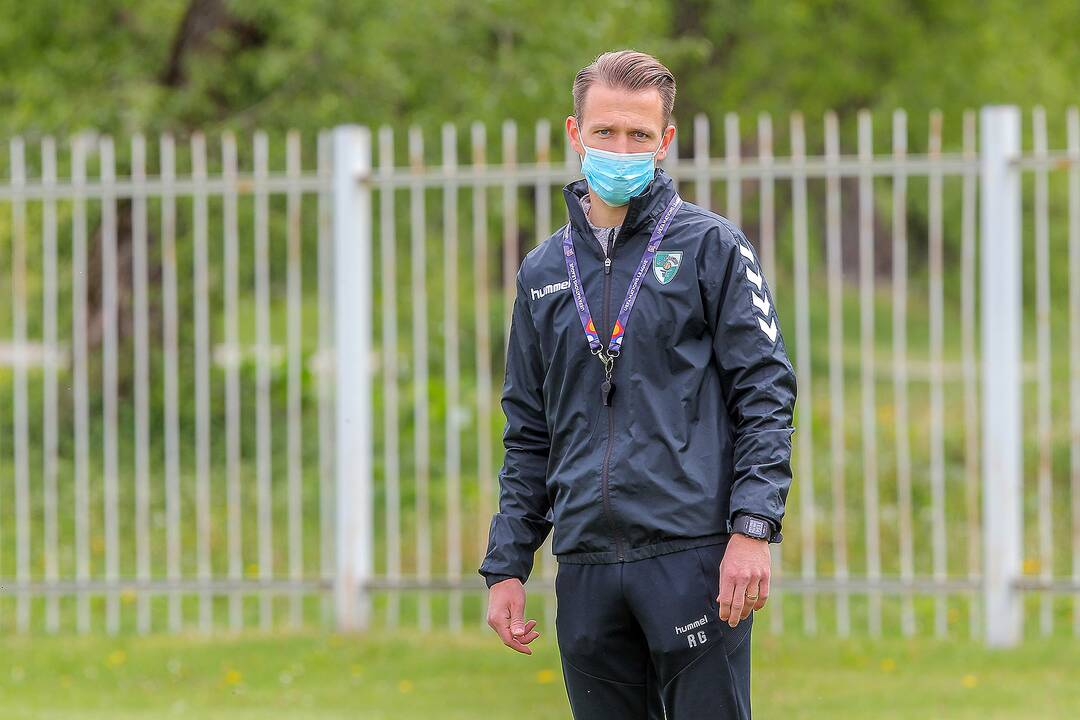 „Kauno Žalgirio“ futbolininkų treniruotė