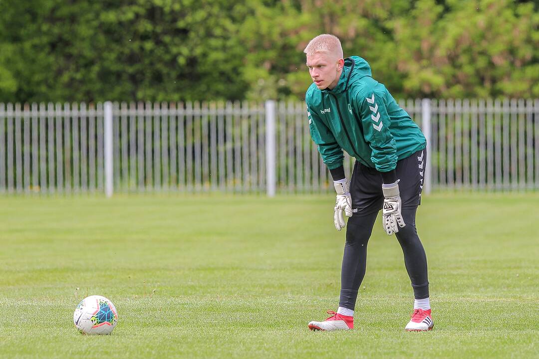 „Kauno Žalgirio“ futbolininkų treniruotė