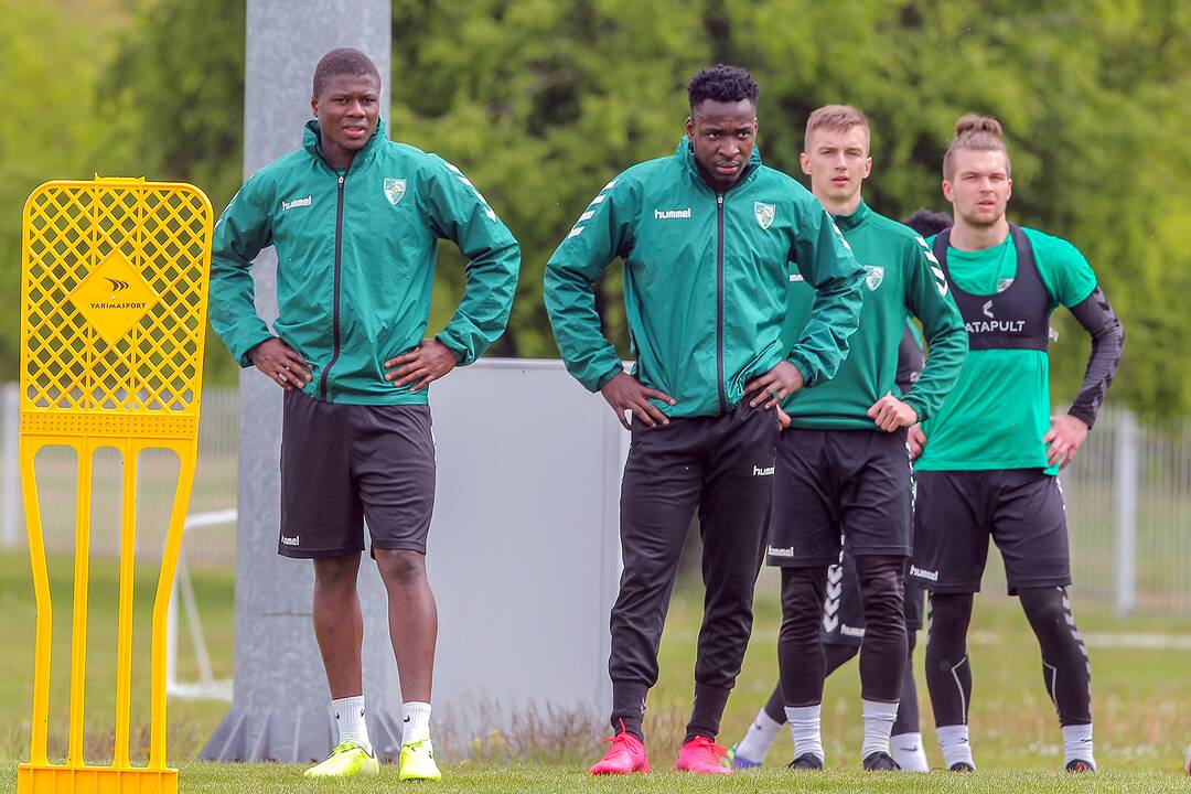 „Kauno Žalgirio“ futbolininkų treniruotė