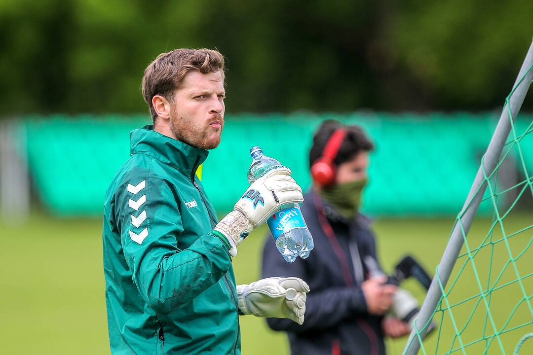 „Kauno Žalgirio“ futbolininkų treniruotė