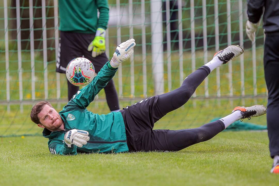 „Kauno Žalgirio“ futbolininkų treniruotė