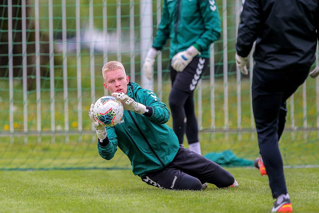 „Kauno Žalgirio“ futbolininkų treniruotė