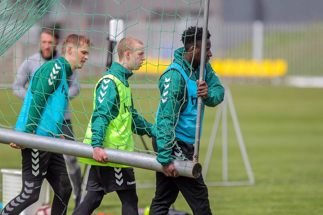 „Kauno Žalgirio“ futbolininkų treniruotė