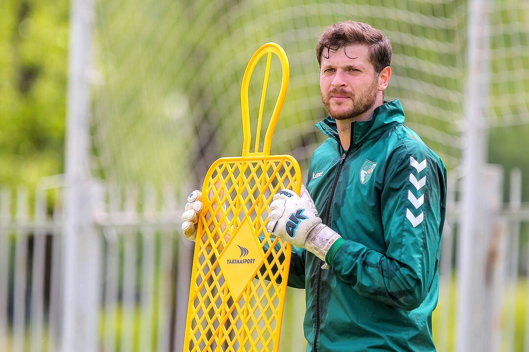 „Kauno Žalgirio“ futbolininkų treniruotė