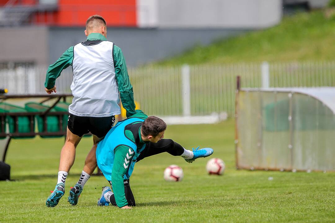 „Kauno Žalgirio“ futbolininkų treniruotė