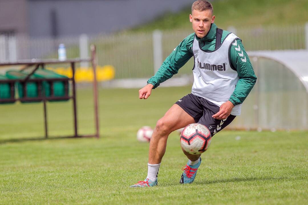 „Kauno Žalgirio“ futbolininkų treniruotė