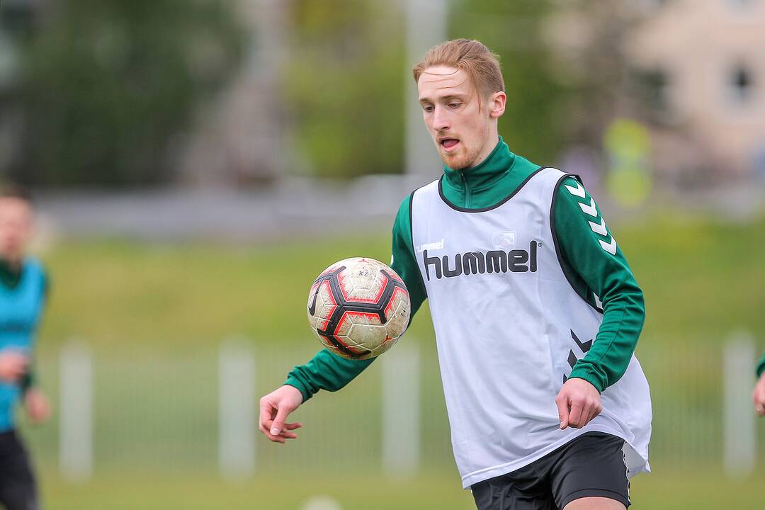 „Kauno Žalgirio“ futbolininkų treniruotė