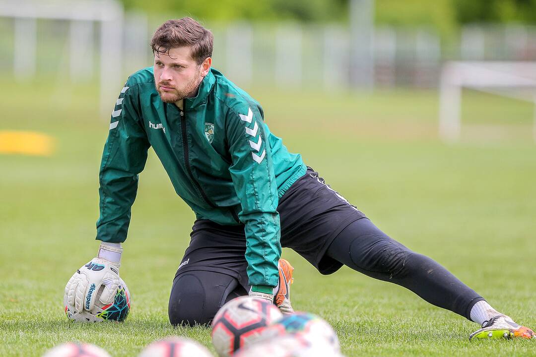 „Kauno Žalgirio“ futbolininkų treniruotė