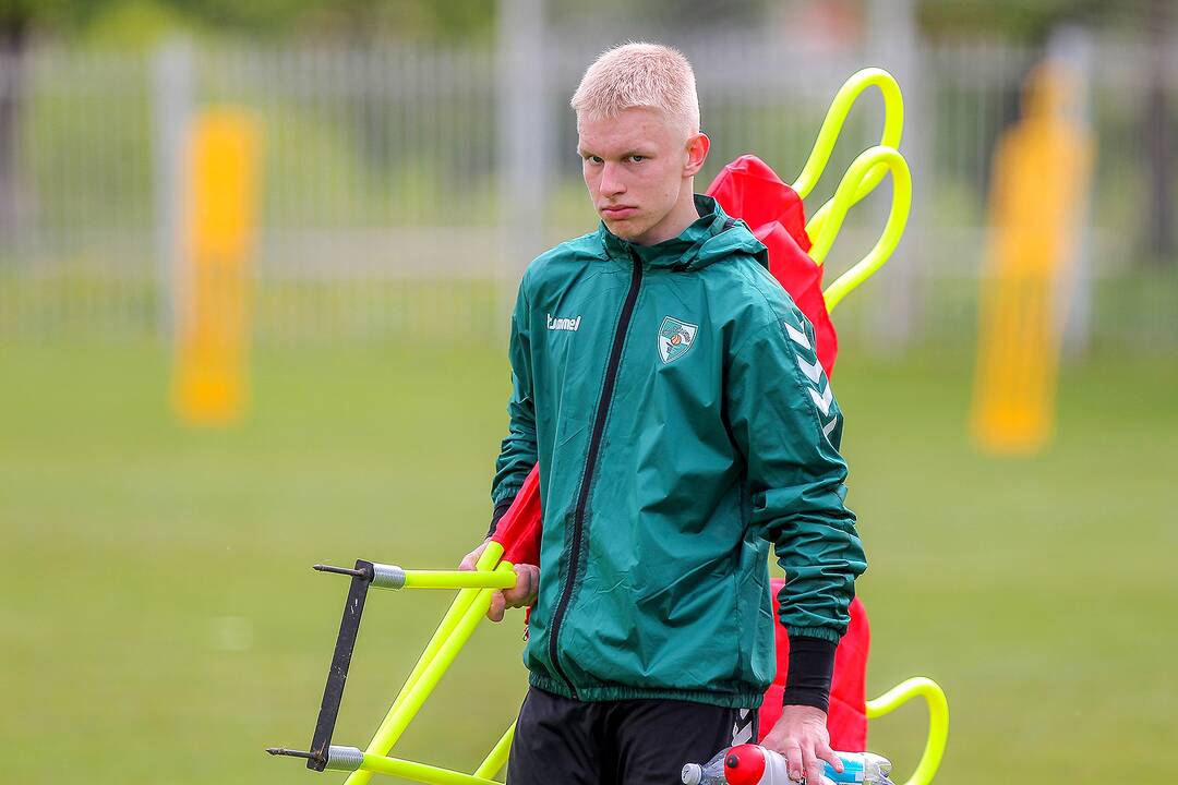„Kauno Žalgirio“ futbolininkų treniruotė